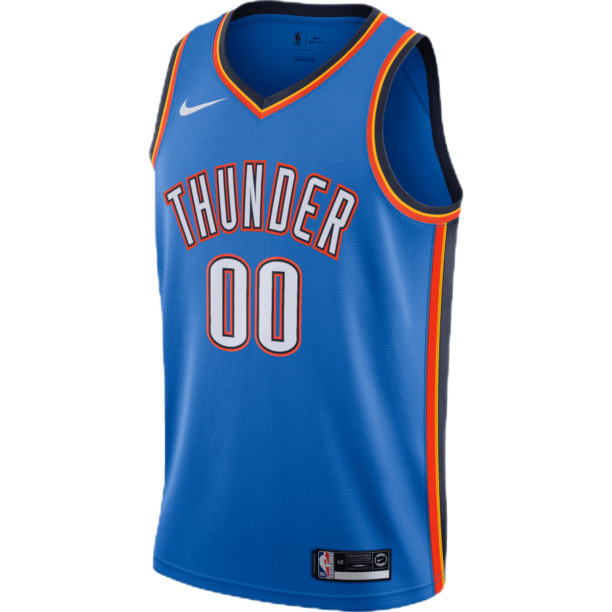 Personalized Oklahoma City Thunder Blue Icon Jersey - Elite Zone Sports
