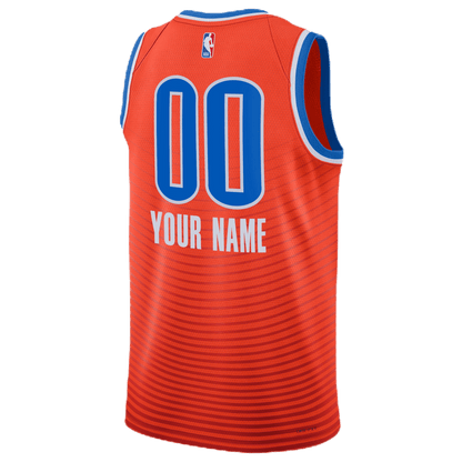 Personalized Oklahoma City Thunder Orange Statement Jersey - Elite Zone Sports