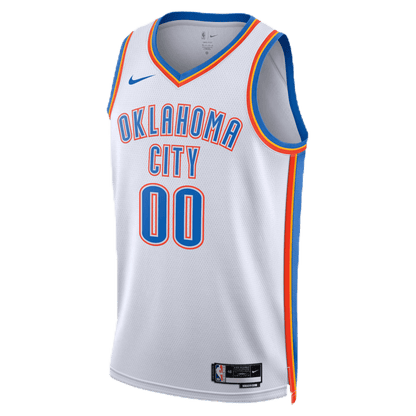 Personalized Oklahoma City Thunder White Association Jersey - Elite Zone Sports
