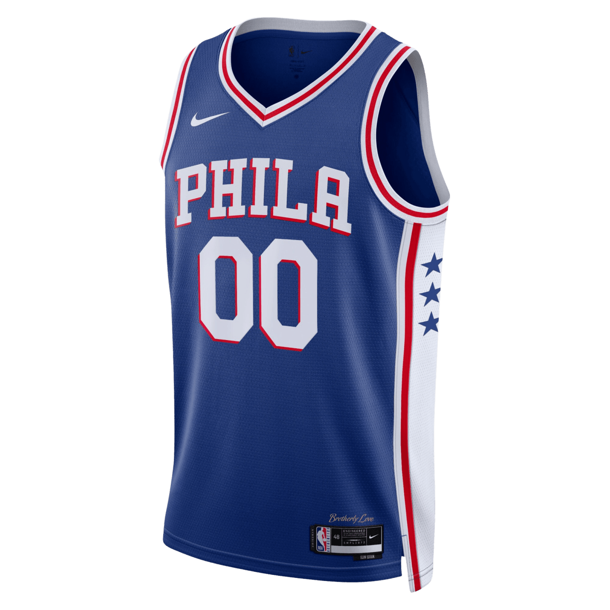 Personalized Philadelphia 76ers Blue Icon Jersey - Elite Zone Sports