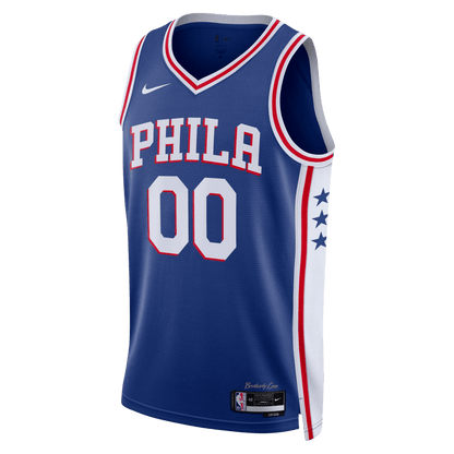 Personalized Philadelphia 76ers Blue Icon Jersey - Elite Zone Sports