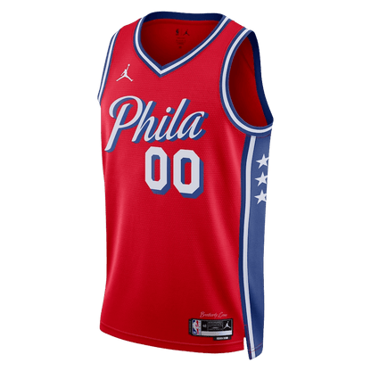 Personalized Philadelphia 76ers Red Statement Jersey - Elite Zone Sports
