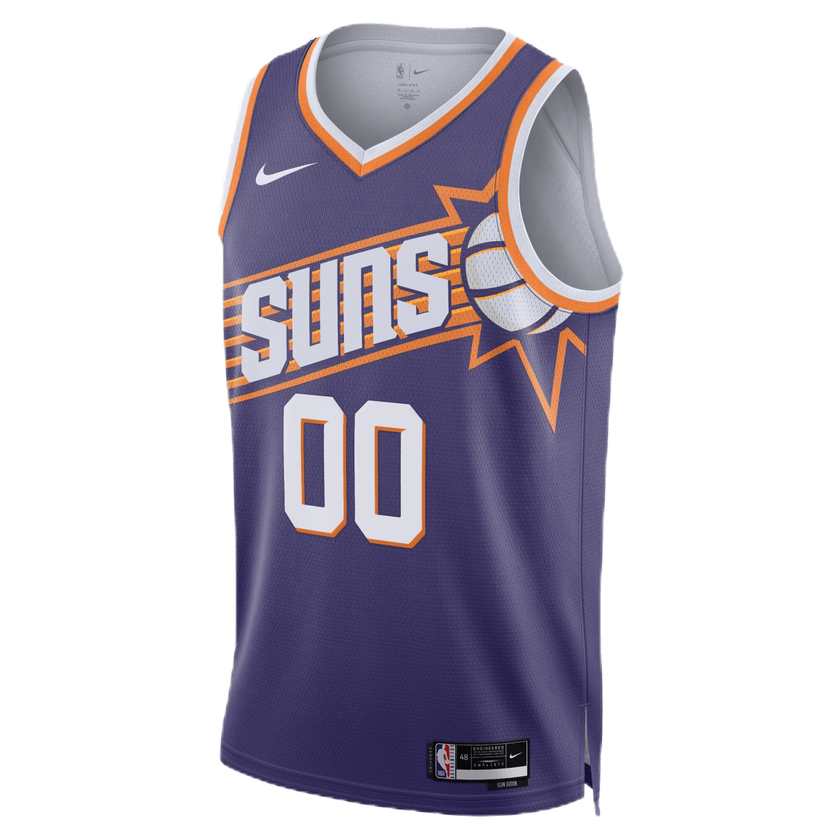 Personalized Phoenix Suns Purple Icon Jersey - Elite Zone Sports