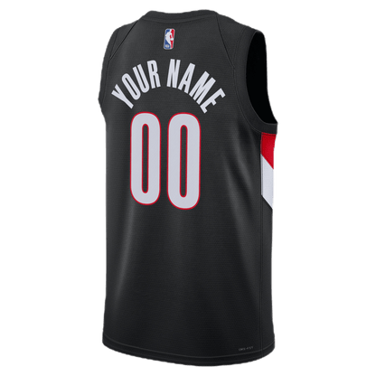 Personalized Portland Trail Blazers Black Icon Jersey - Elite Zone Sports
