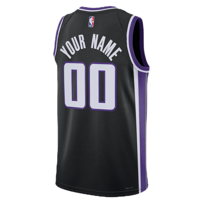 Personalized Sacramento Kings Black Icon Jersey - Elite Zone Sports