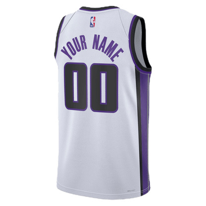 Personalized Sacramento Kings White Association Jersey - Elite Zone Sports