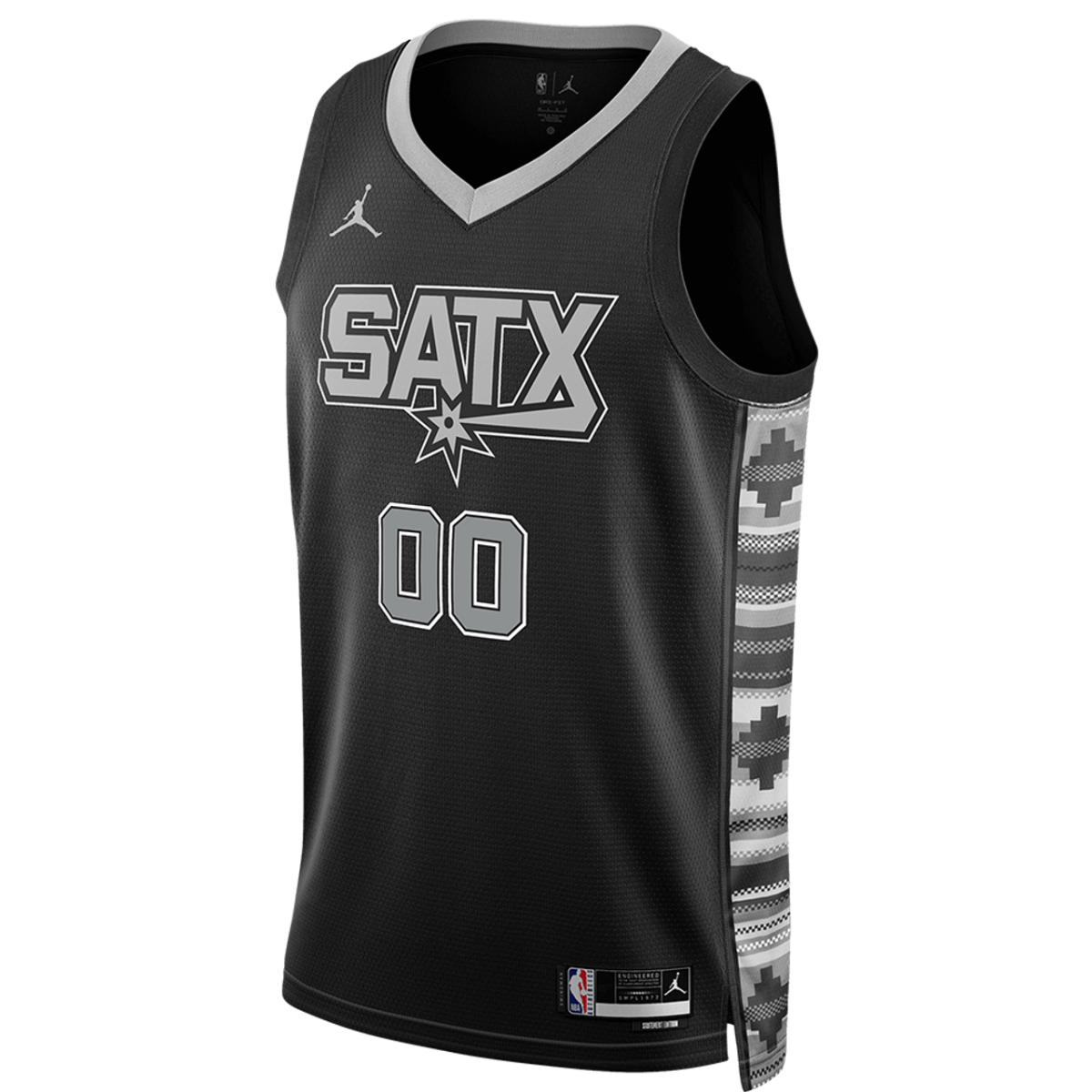 Personalized San Antonio Spurs Black Statement Jersey - Elite Zone Sports
