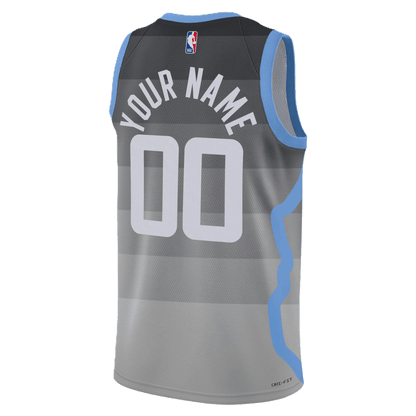 Personalized Utah Jazz Gray 2025/26 City Edition Jersey - Elite Zone Sports