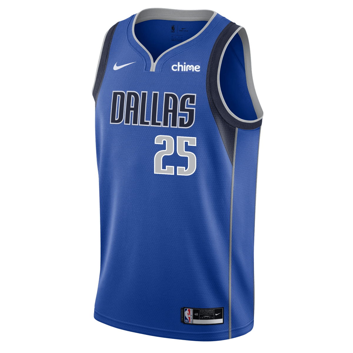 P.J. Washington 25 Dallas Mavericks Blue Icon Jersey - Elite Zone Sports