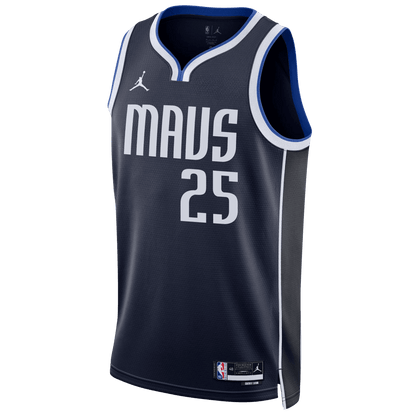 P.J. Washington 25 Dallas Mavericks Navy Statement Jersey - Elite Zone Sports