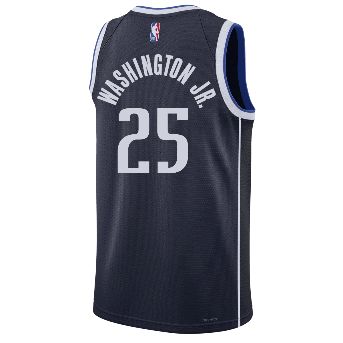 P.J. Washington 25 Dallas Mavericks Navy Statement Jersey - Elite Zone Sports