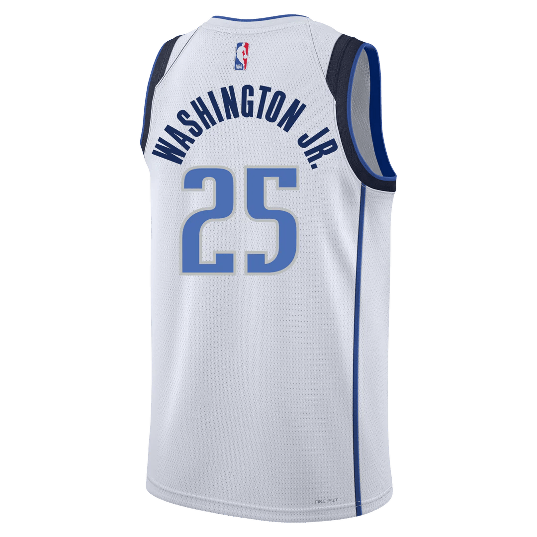 P.J. Washington 25 Dallas Mavericks White Association Jersey - Elite Zone Sports