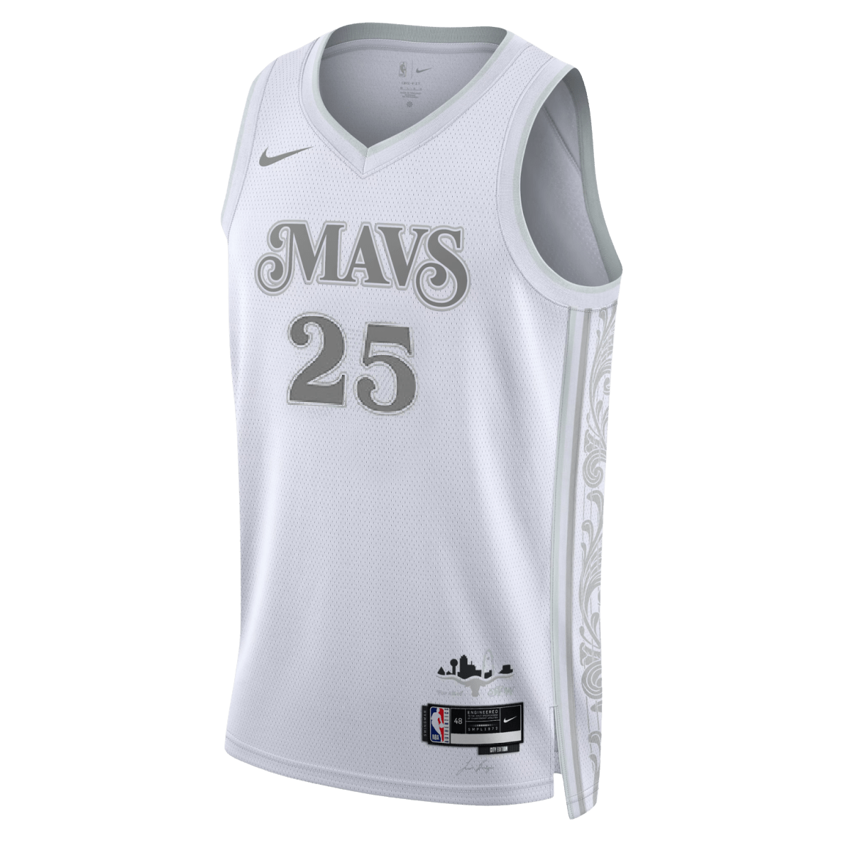 P.J. Washington 25 Dallas Mavericks White City Edition Jersey - Elite Zone Sports