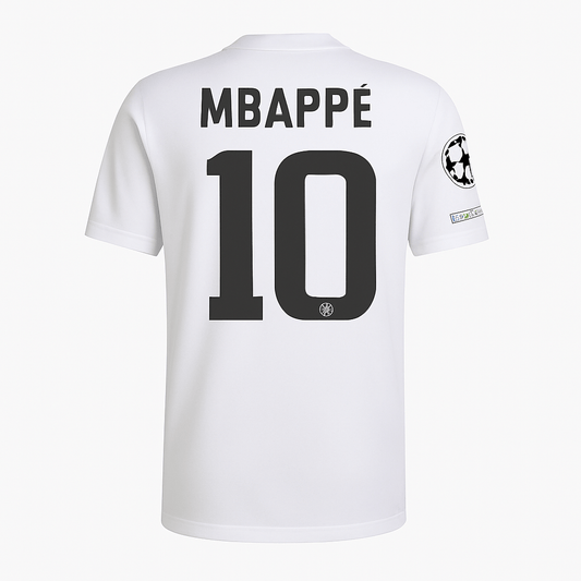 Real Madrid 25/26 Home Jersey Kylian Mbappe 10 (White) - Elite Zone Sports