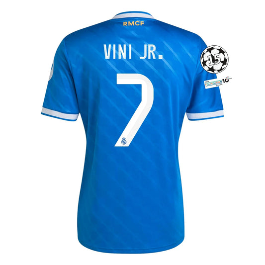 Real Madrid 25/26 Third Jersey Vini Jr 7 (Blue) - Elite Zone Sports