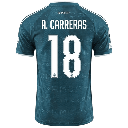 Real Madrid 26/27 Away Jersey Álvaro Carreras 18 - Elite Zone Sports