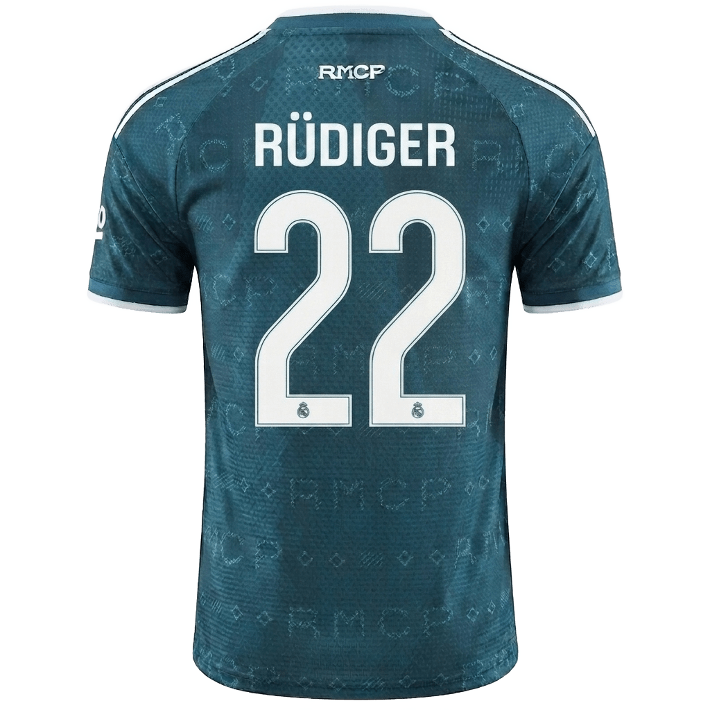 Real Madrid 26/27 Away Jersey Antonio Rüdiger 22 - Elite Zone Sports