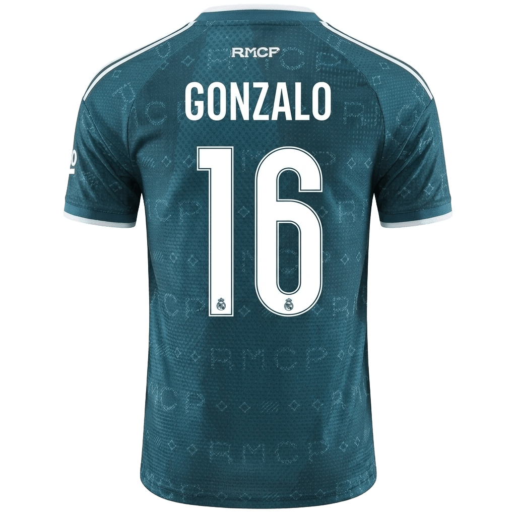 Real Madrid 26/27 Away Jersey Gonzalo García 16 - Elite Zone Sports