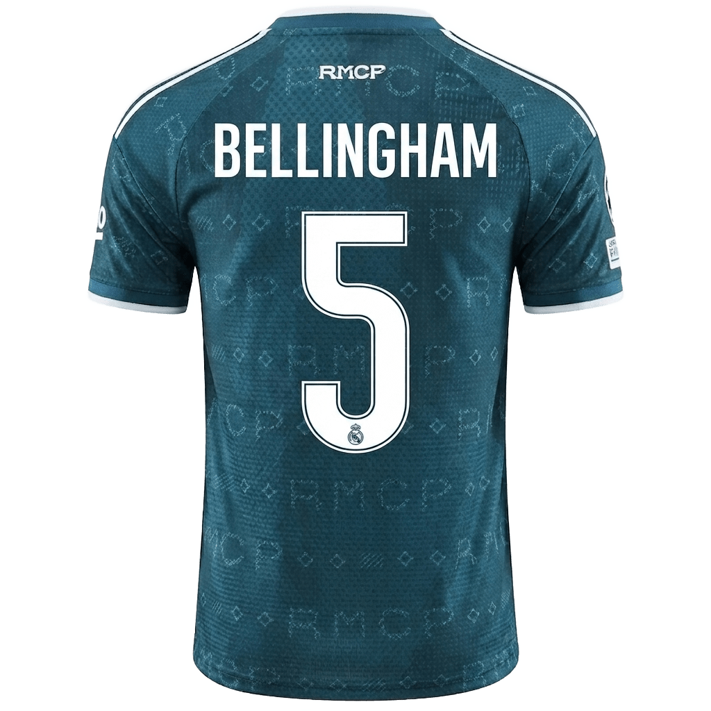 Real Madrid 26/27 Away Jersey Jude Bellingham 5 - Elite Zone Sports