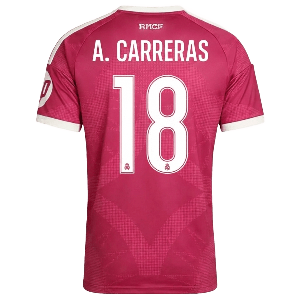 Real Madrid 26/27 Third Jersey Álvaro Carreras 18 - Elite Zone Sports