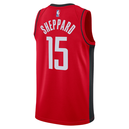 Reed Sheppard 15 Houston Rockets Red Icon Jersey - Elite Zone Sports