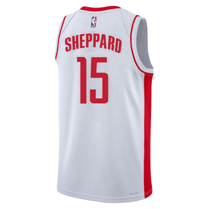 Reed Sheppard 15 Houston Rockets White Association Jersey - Elite Zone Sports