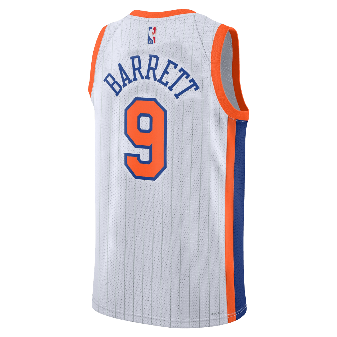 RJ Barrett 9 New York Knicks White City Edition Jersey - Elite Zone Sports