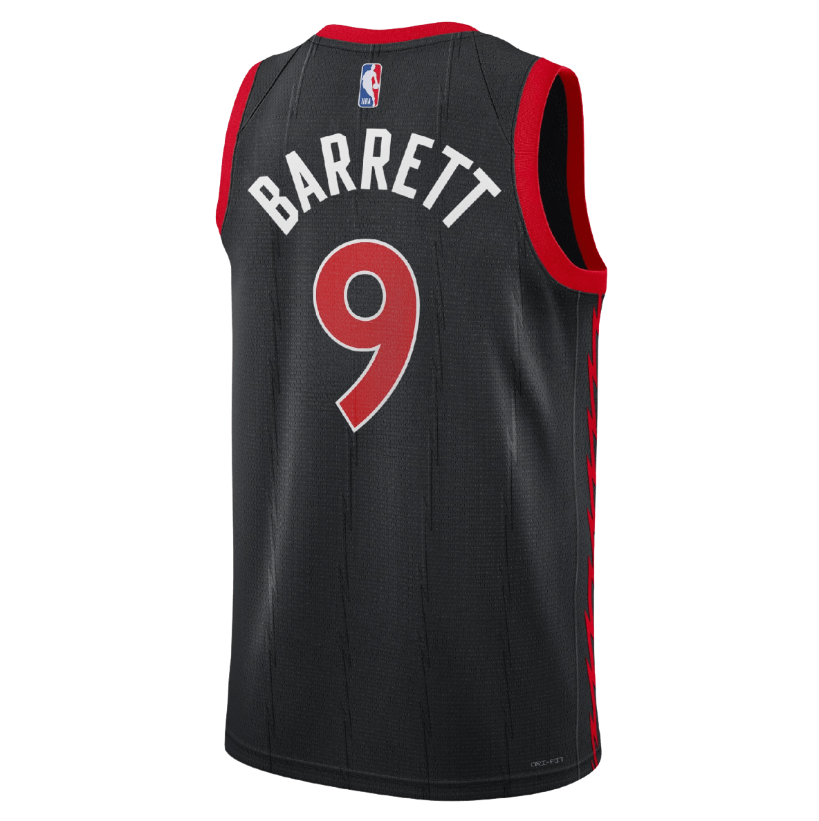 RJ Barrett 9 Toronto Raptors Black Statement Jersey - Elite Zone Sports