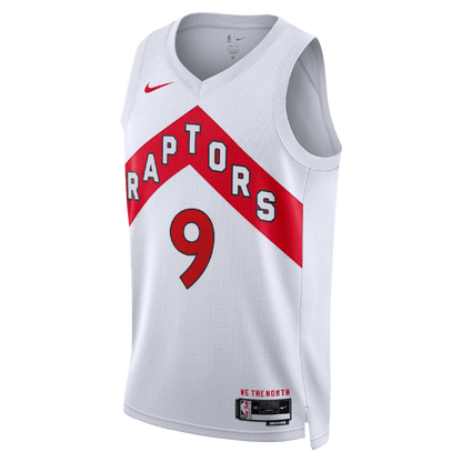 RJ Barrett 9 Toronto Raptors White Association Jersey - Elite Zone Sports