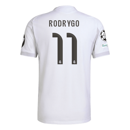 Rodrygo Silva 11 Real Madrid Home 25/26 White Fan Jersey - Elite Zone Sports