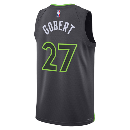 Rudy Gobert 27 Minnesota Timberwolves Charcoal Statement Jersey - Elite Zone Sports