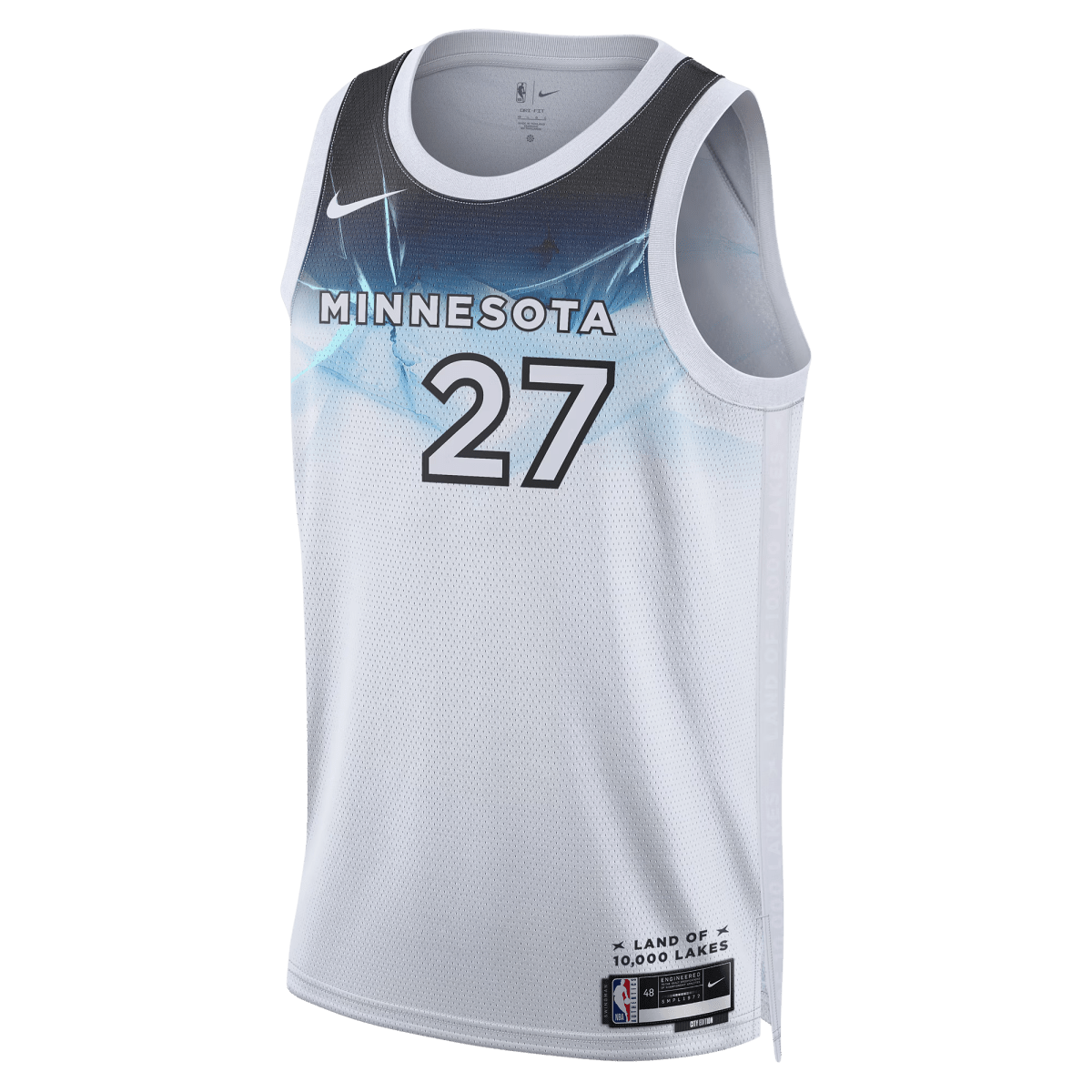 Rudy Gobert 27 Minnesota Timberwolves White City Edition Jersey - Elite Zone Sports