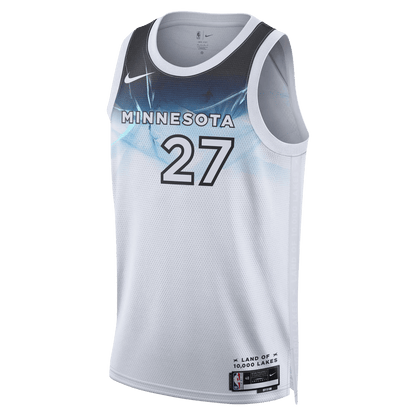 Rudy Gobert 27 Minnesota Timberwolves White City Edition Jersey - Elite Zone Sports