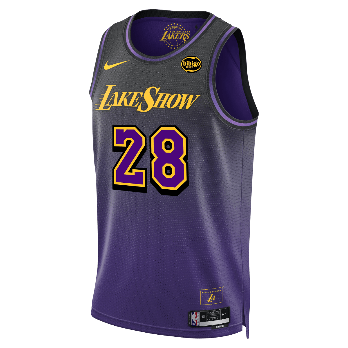 Rui Hachimura 28 Los Angeles Lakers Purple City Edition Jersey - Elite Zone Sports