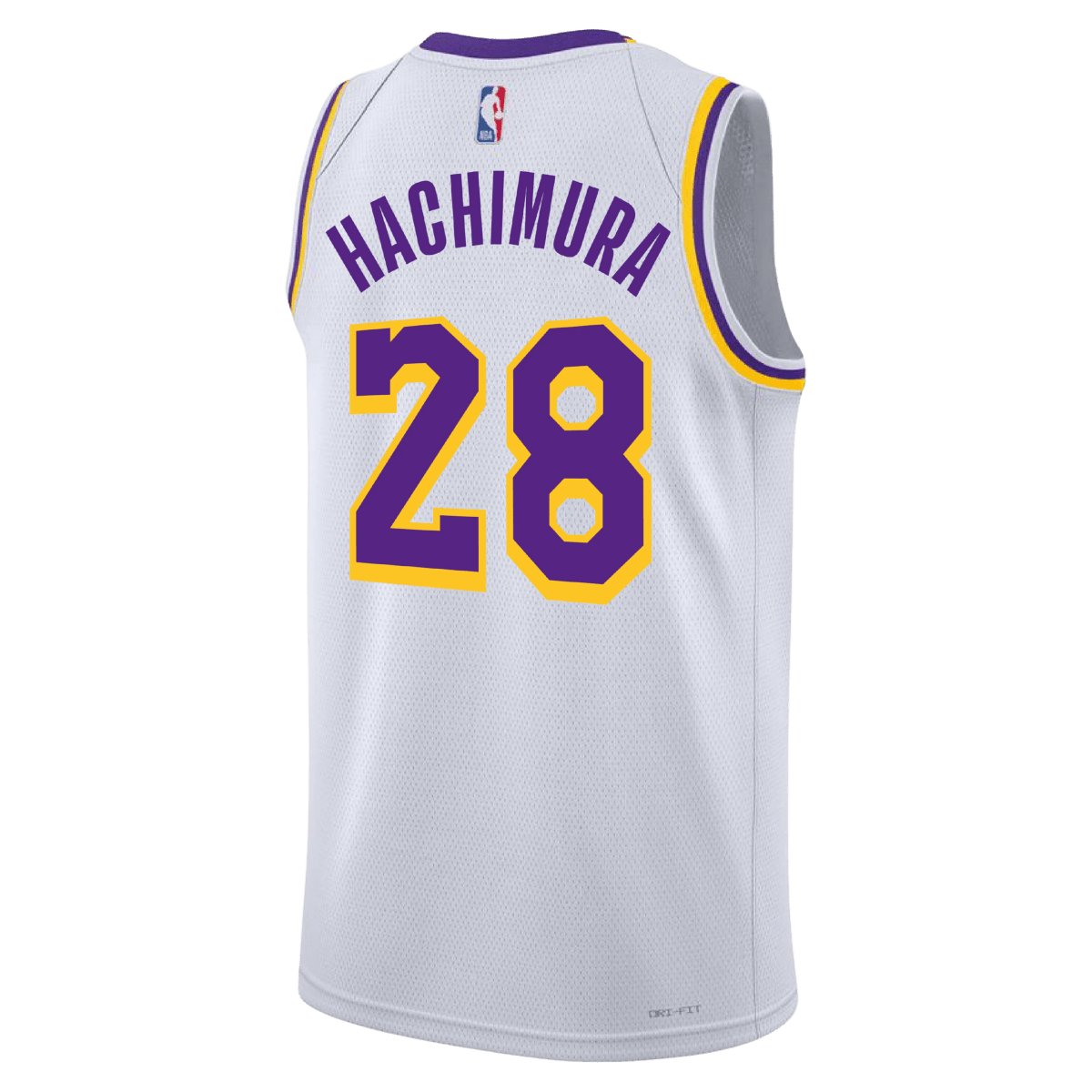 Rui Hachimura 28 Los Angeles Lakers White Association Jersey - Elite Zone Sports
