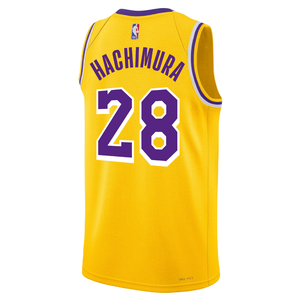 Rui Hachimura 28 Los Angeles Lakers Yellow Icon Jersey - Elite Zone Sports