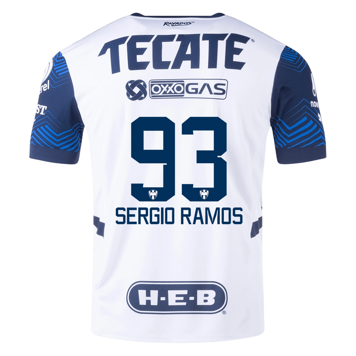 Sergio Ramos 93 Monterrey Rayados 24/25 Away Fans Soccer Jersey - Elite Zone Sports