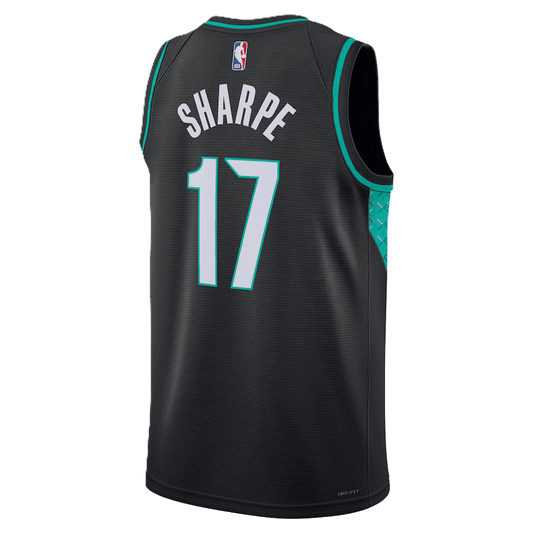 Shaedon Sharpe 17 Portland Trail Blazers Black 2025/26 City Edition Jersey - Elite Zone Sports