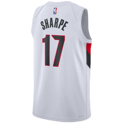 Shaedon Sharpe 17 Portland Trail Blazers White Association Jersey - Elite Zone Sports