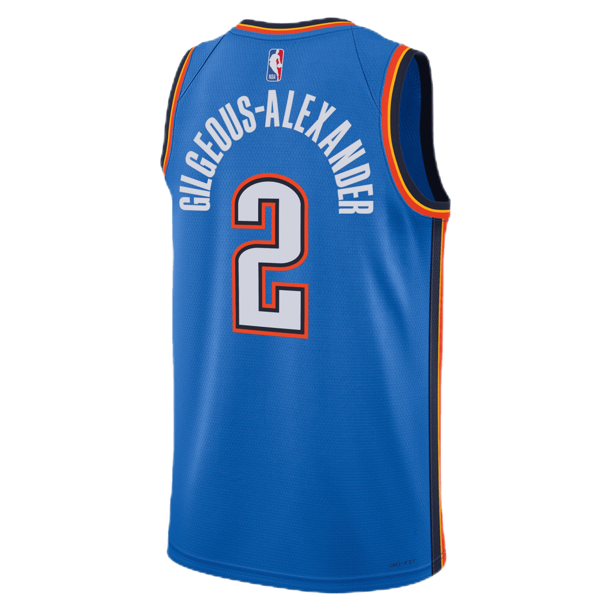 Shai Gilgeous - Alexander 2 Oklahoma City Thunder Blue Icon Jersey - Elite Zone Sports