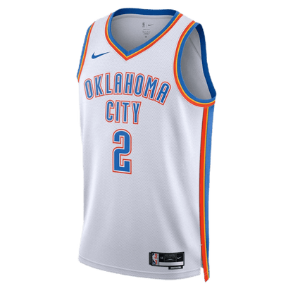 Shai Gilgeous - Alexander 2 Oklahoma City Thunder White Association Jersey - Elite Zone Sports