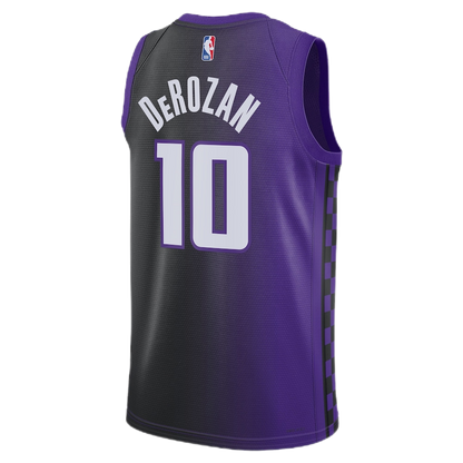 DeMar DeRozan #10 Sacramento Kings Purple Statement Jersey