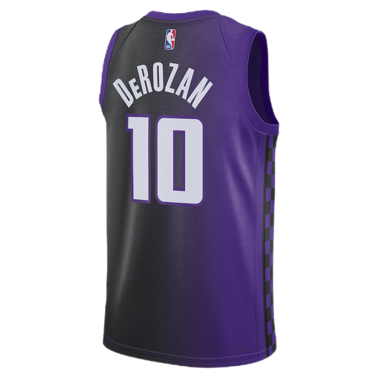 DeMar DeRozan #10 Sacramento Kings Purple Statement Jersey