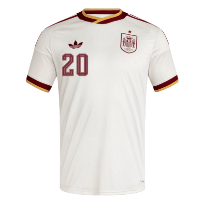 Spain 2026 Away Jersey Pedri 20 - Elite Zone Sports