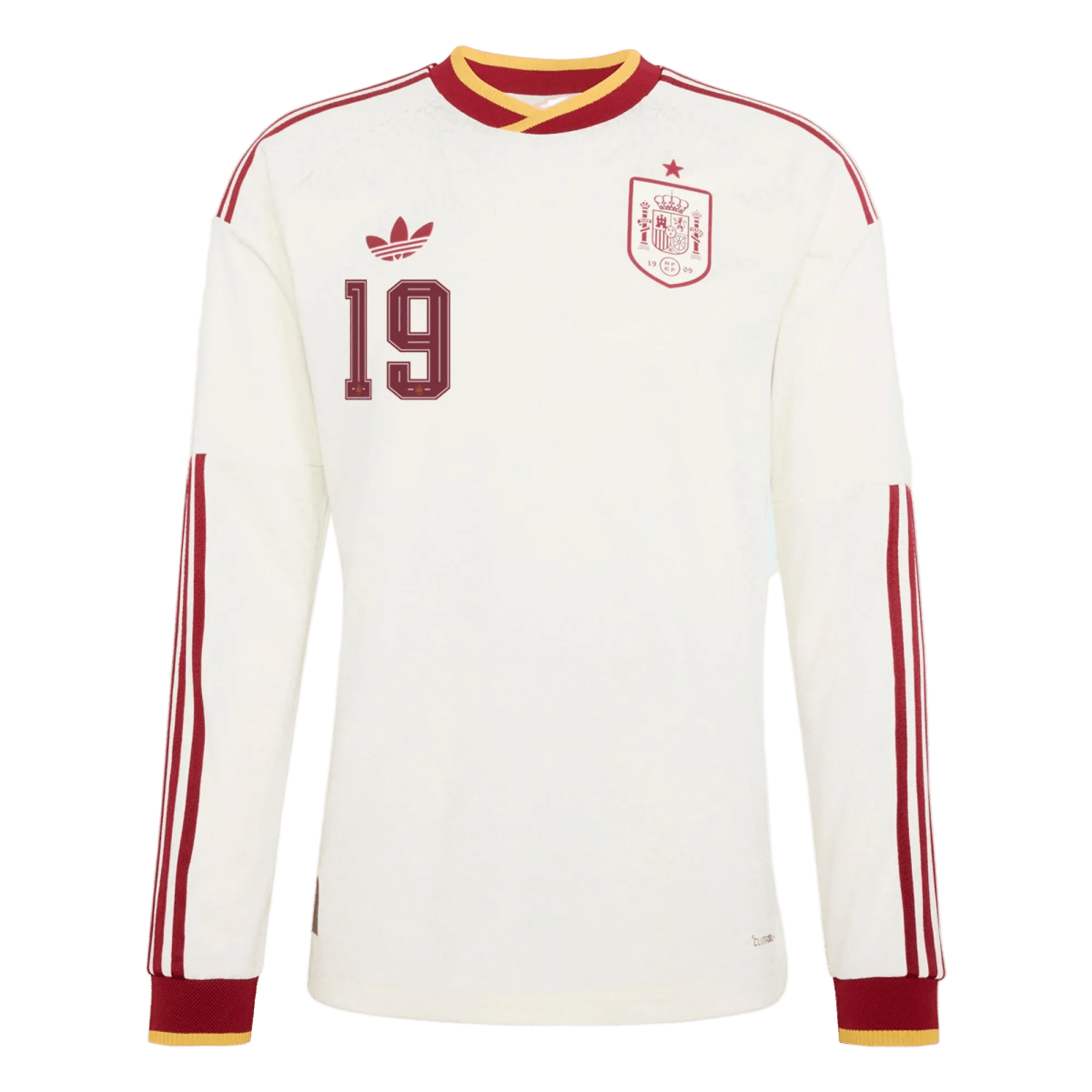 Spain 2026 Away Long Sleeve Jersey Lamine Yamal 19 - Elite Zone Sports
