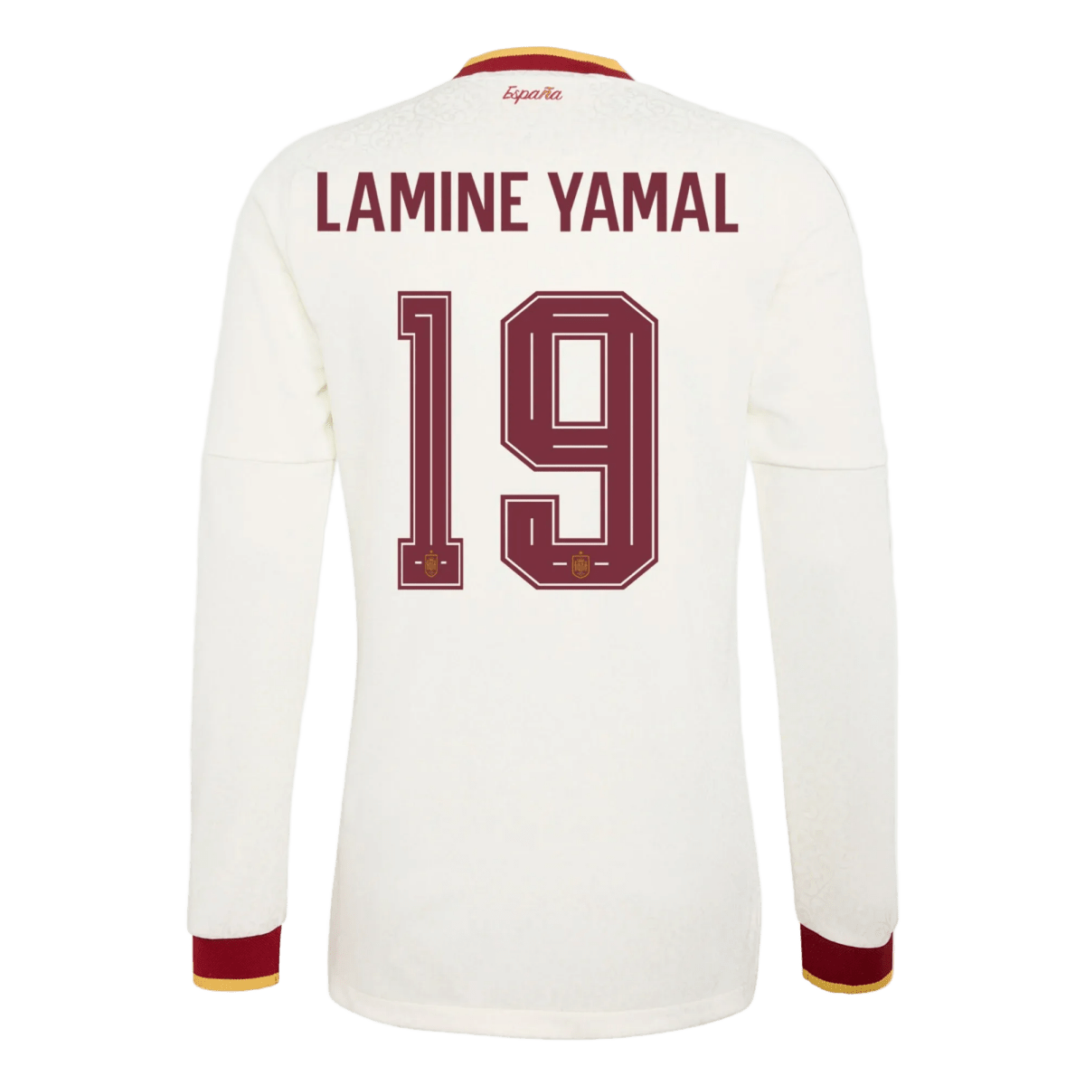 Spain 2026 Away Long Sleeve Jersey Lamine Yamal 19 - Elite Zone Sports