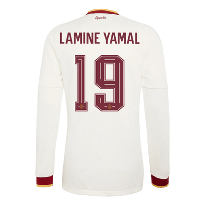 Spain 2026 Away Long Sleeve Jersey Lamine Yamal 19 - Elite Zone Sports