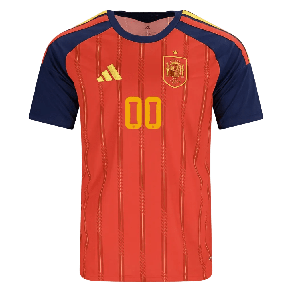 Spain 2026 Home Custom Jersey - Elite Zone Sports