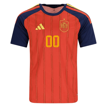 Spain 2026 Home Custom Jersey - Elite Zone Sports
