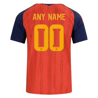 Spain 2026 Home Custom Jersey - Elite Zone Sports